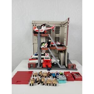 Vintage PLAYMOBIL Ghostbusters Firehouse Action Figures Vehicles Accessories